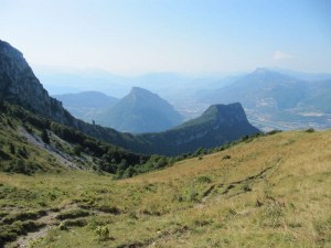 descente chalet bannettes vue neron